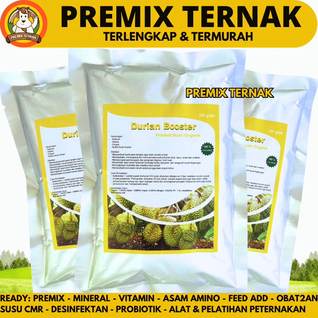 DURIAN BOOSTER 250 gr - Booster Durian 250 gr - Pupuk Durian Booster Original
