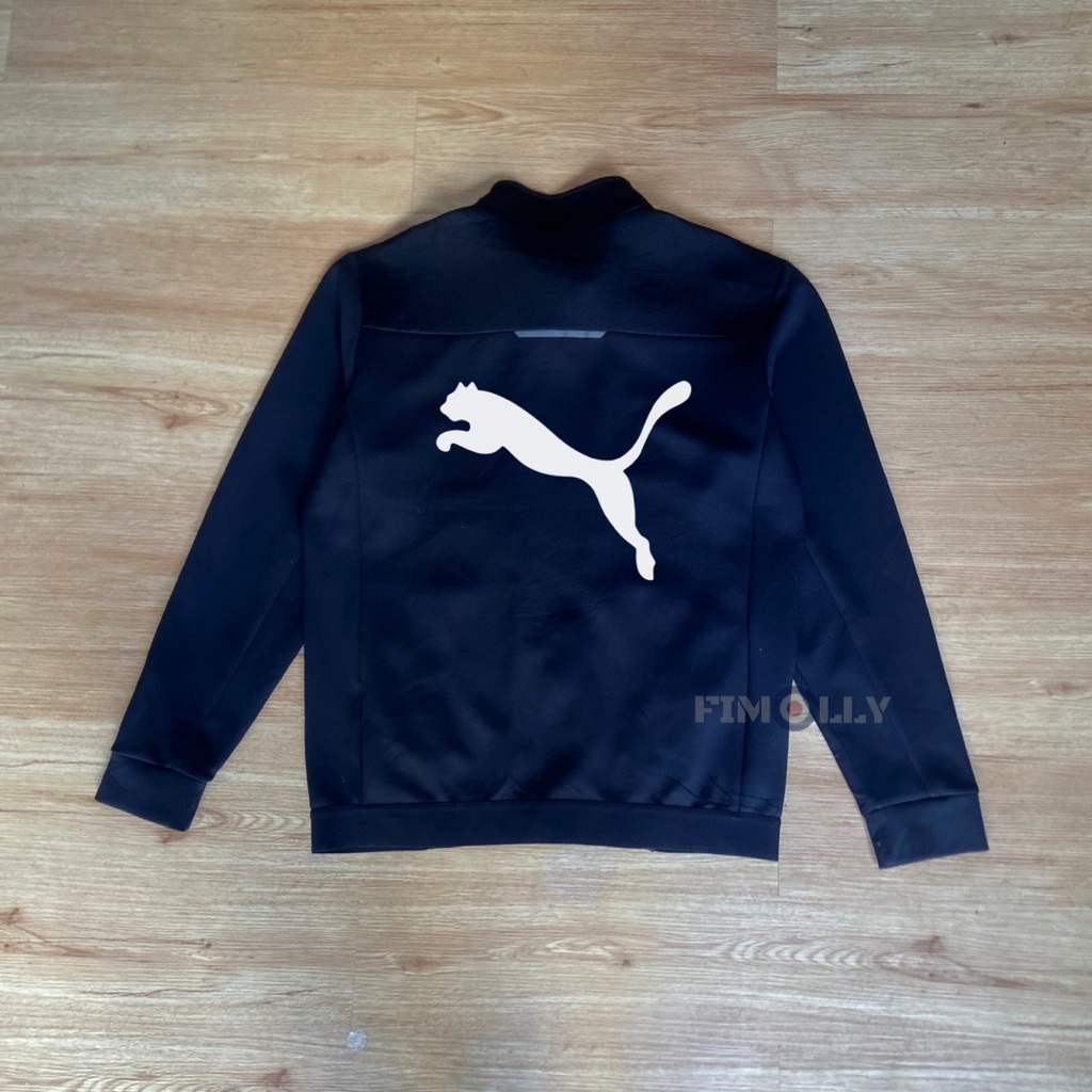 Tracktop puma T7 iconic big logo black