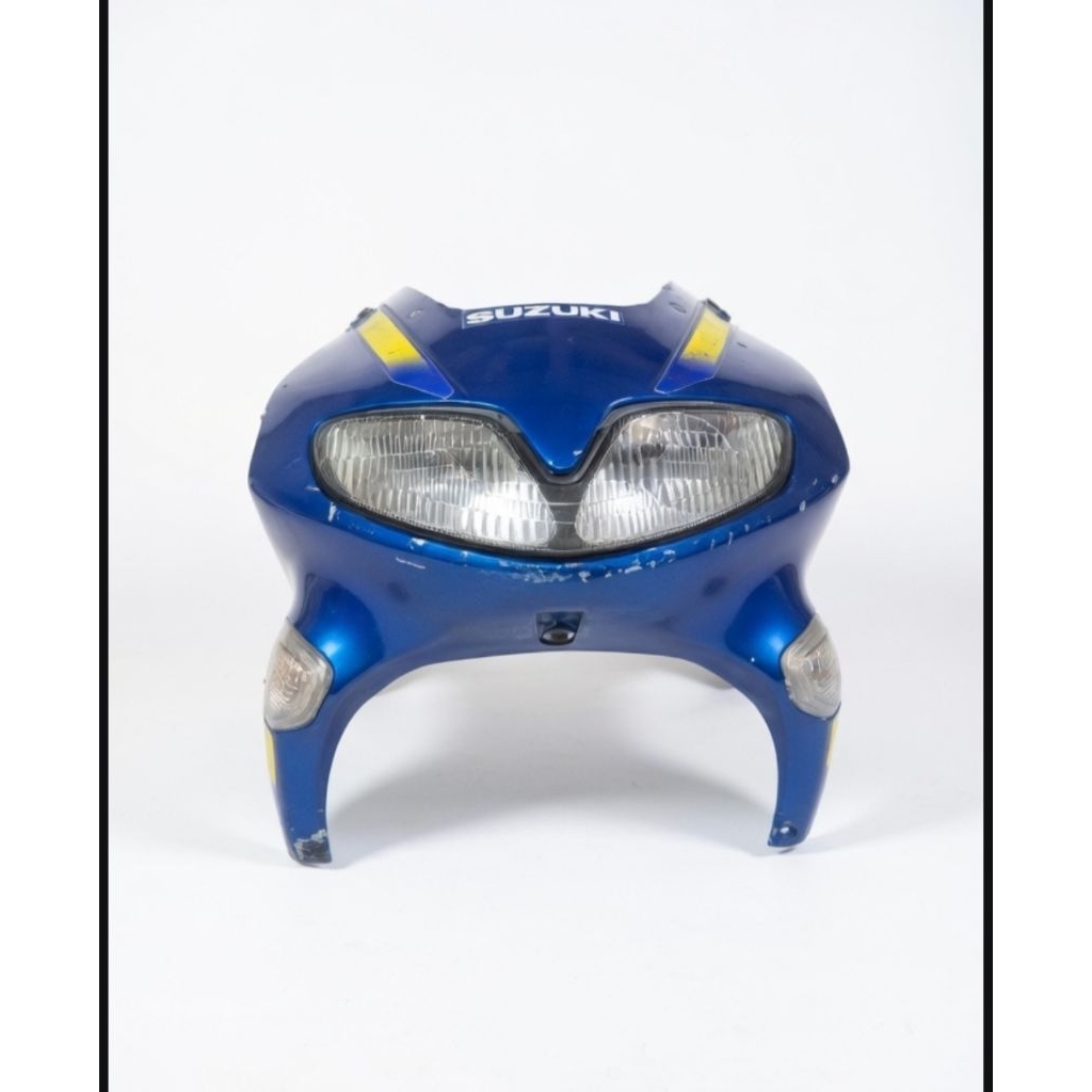 fairing atas tameng depan set replektor Suzuki fxr 150 cbu original copotan