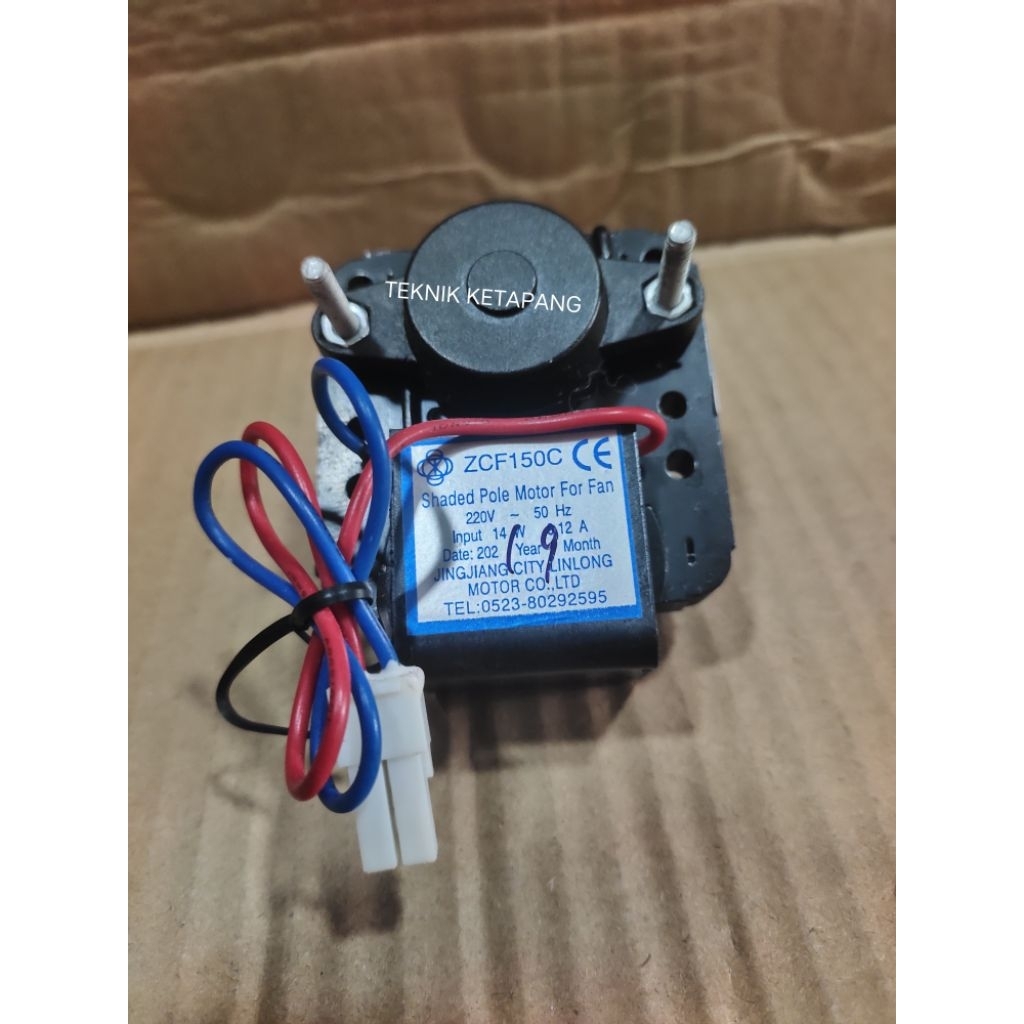 MOTOR KIPAS KULKAS FREEZER SHOWCASE POLYTRON 14 WATT ORIGINAL/DINAMO KIPAS KULKAS SHOWCASE/FAN KULKA