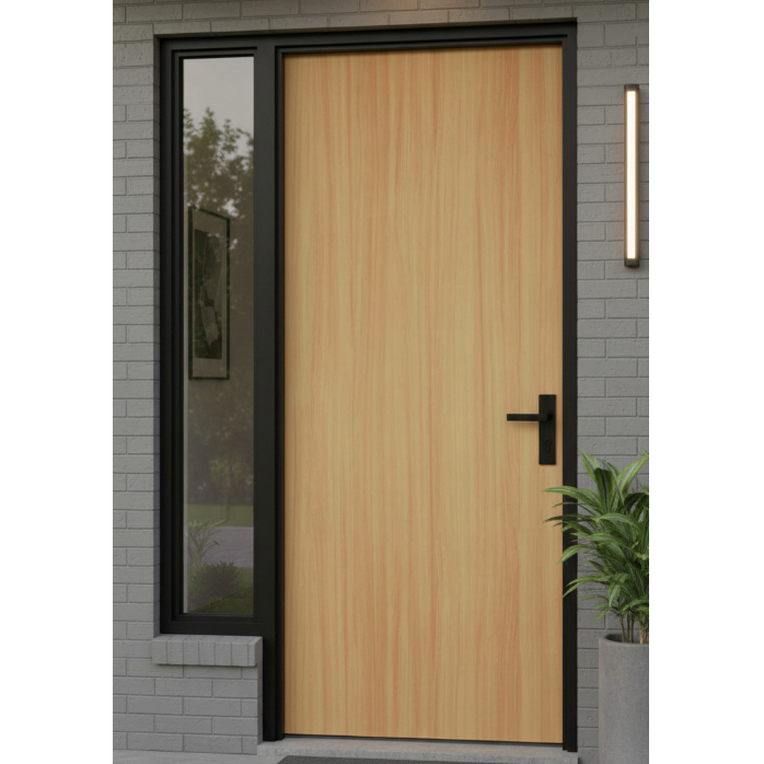 Pintu Minimalis Modern Lapis HPL Motif Kayu Cocok untuk Pintu Kamar Rumah Kantor