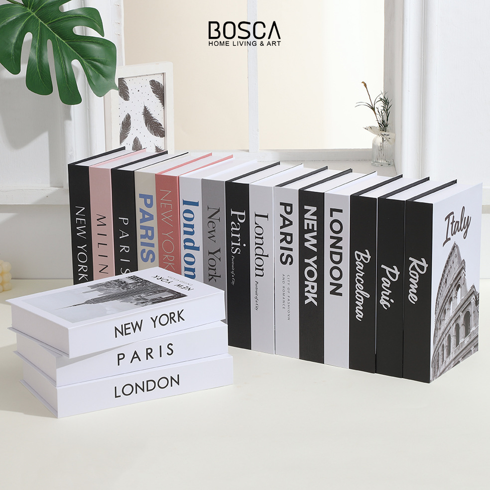 Bosca Living - Buku Pajangan Dekorasi 2/ Dummy Book / Aesthetic Dummy Book Decoration