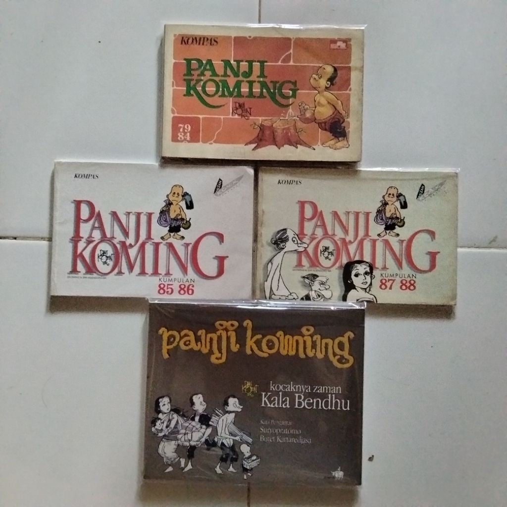 Paket Komik Strip Panji Koming - Tahun 79-88 & Lucunya Zaman Kala Bedhu