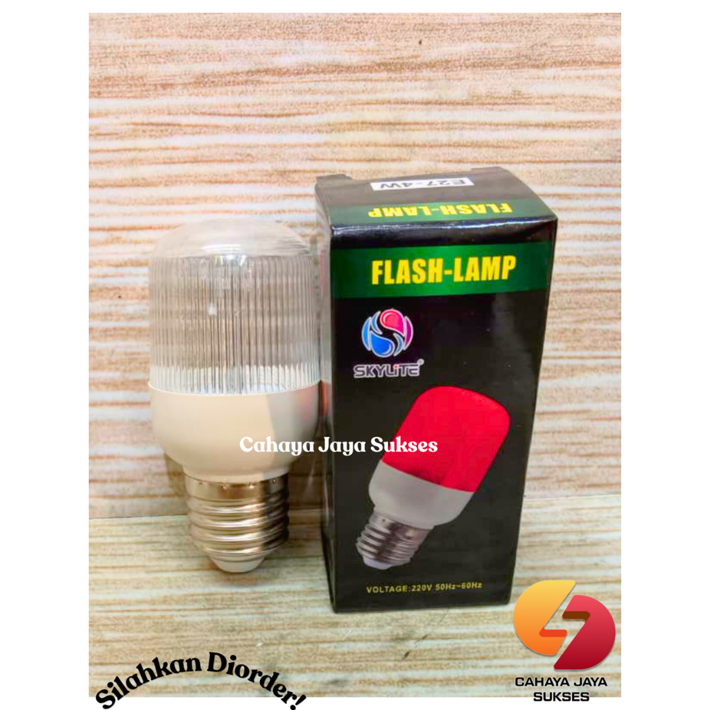 Lampu Blitz Kedip Putih Skylite / Lampu Kedip Putih Skylite / Lampu Strobe Blitz Putih Skylite 220V