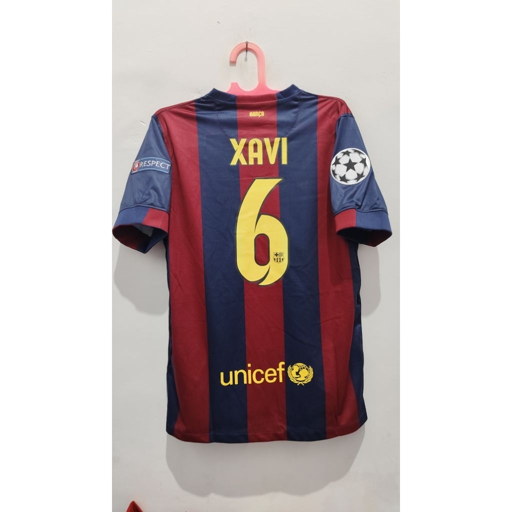 jersey retro bar_c@# Xavi size M L XL