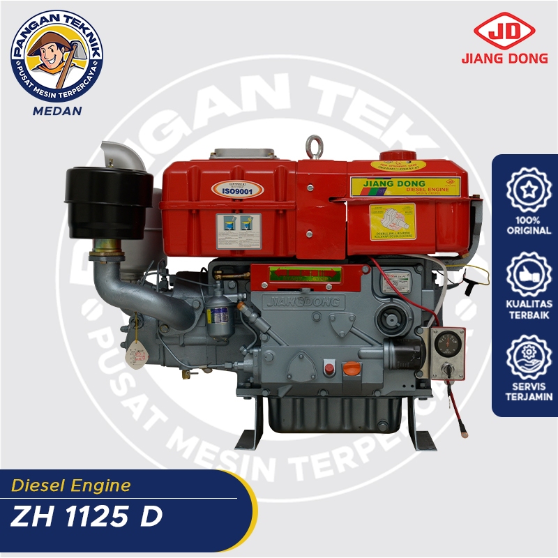 MESIN DIESEL JIANG DONG | ZH 1125 | MESIN DIESEL 28 PK
