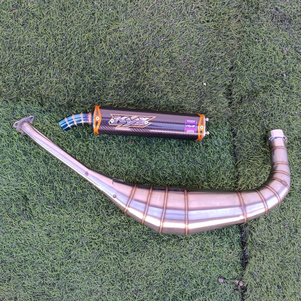 knalpot suzuki A 100 kolong repsol kyx racing