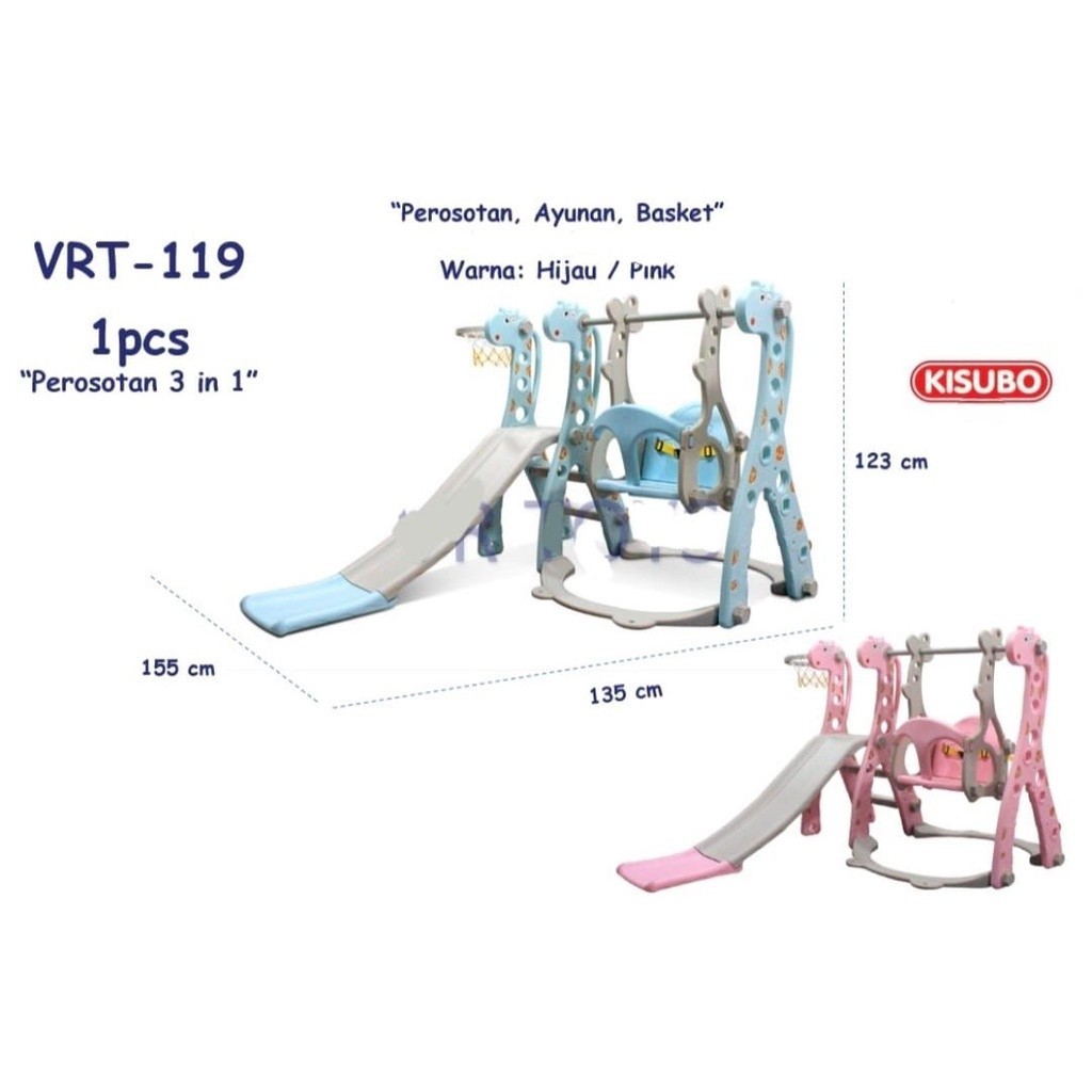 Prosotan Anak Playground 3in1 - Serodotan Anak Ayunan Basket - KISUBO