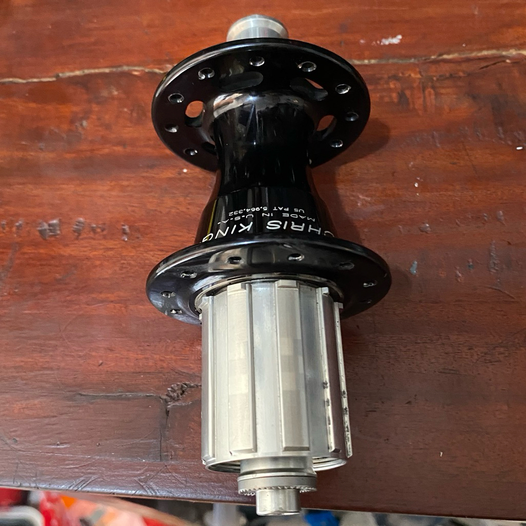 Freehub Chris King R45 Rims Brake 24 Hole Hub Belakang Roadbike