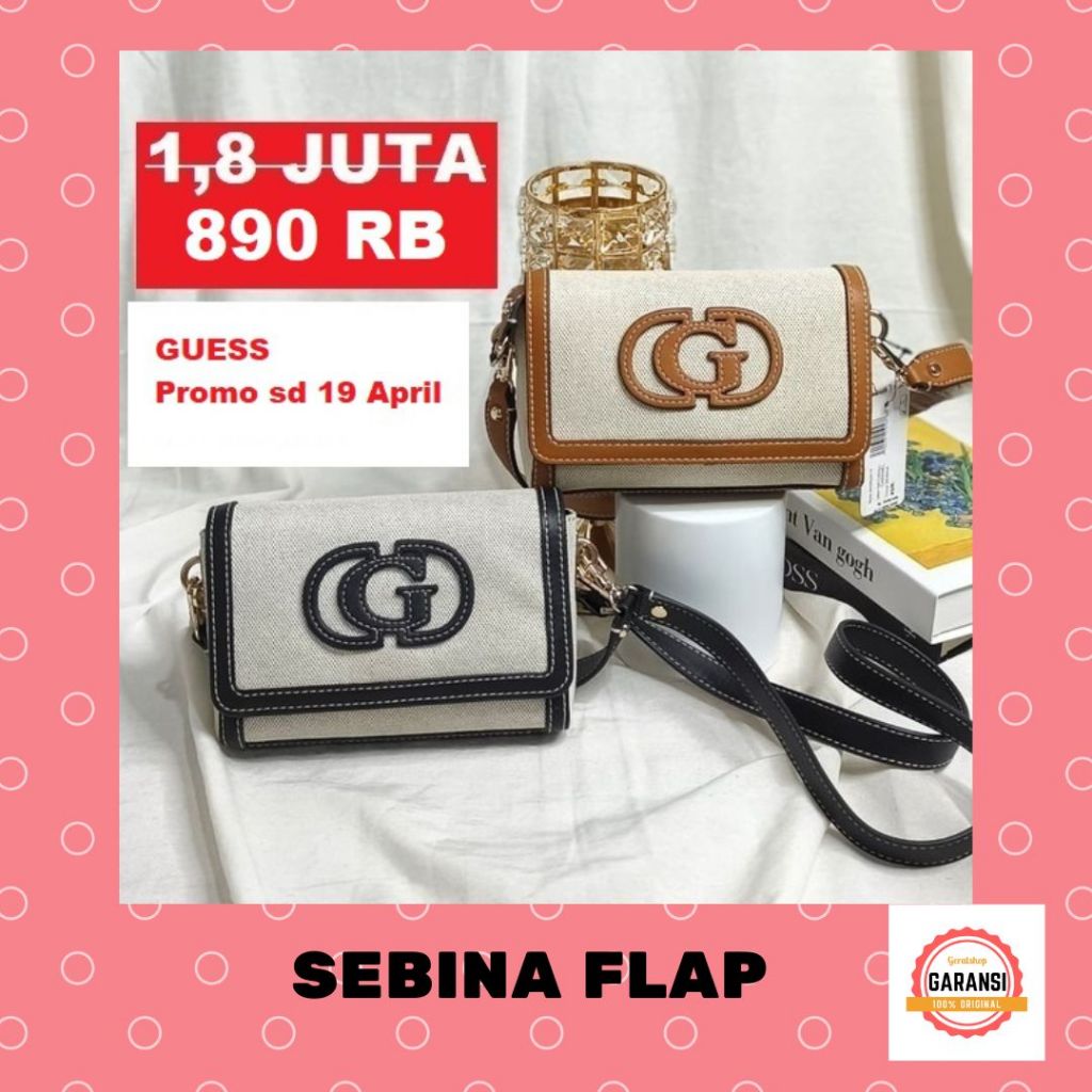 Tas Guess seri SEBINA shoulder bag original SALE STORE