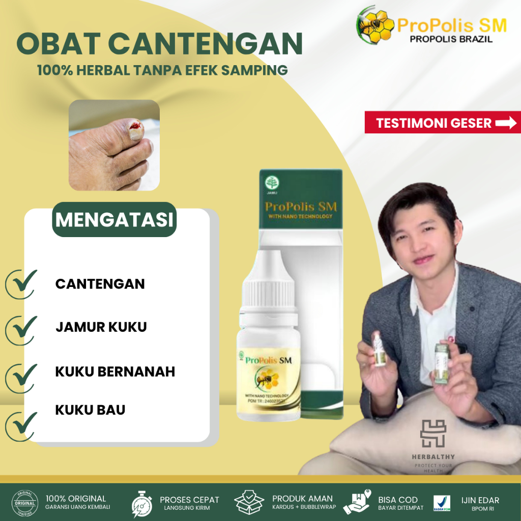 Obat Cantengan Jempol Kaki, Obat Jamur Kuku Cantengan, Cantengan Parah Bengkak dan Bernanah, Obat He