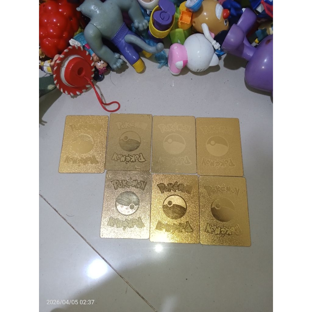kartu pokemon gold second