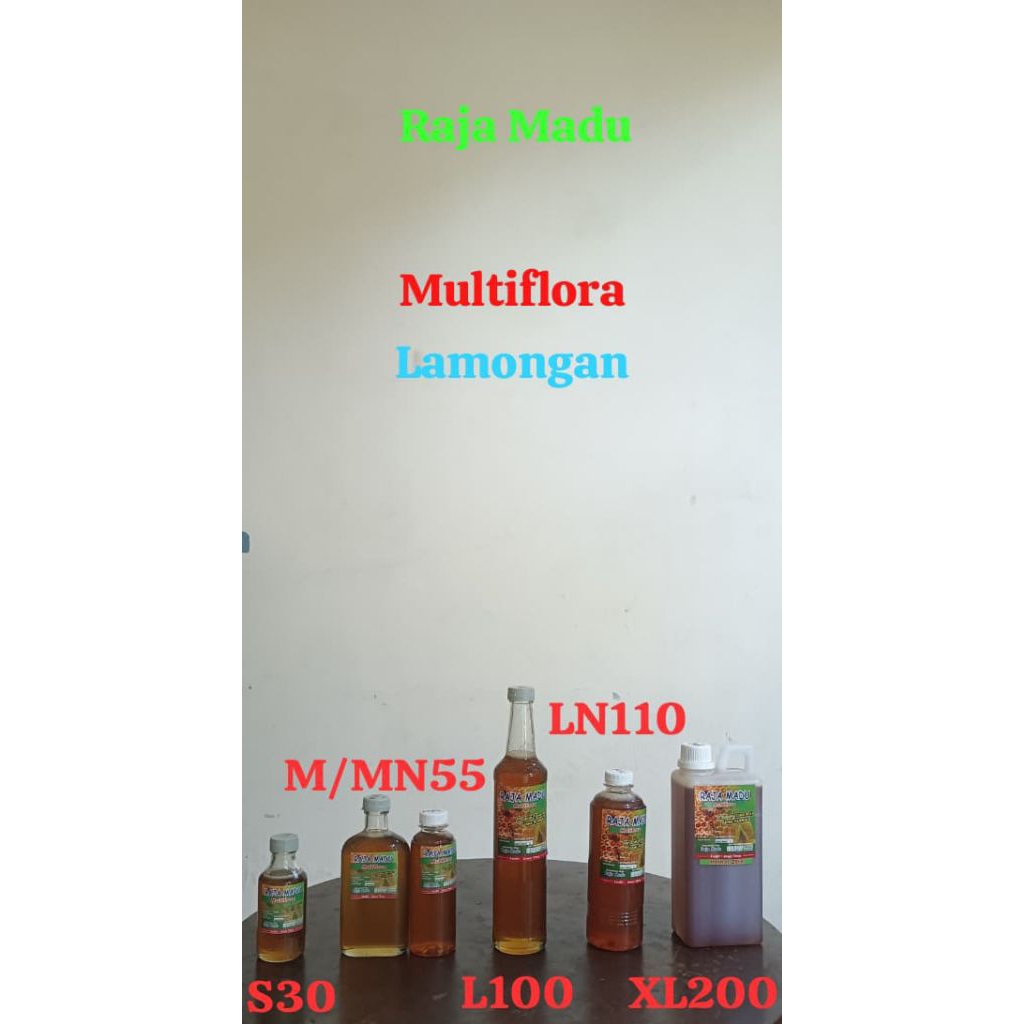 MADU ASLI 100% Madu Multiflora Madu Kaliandra Madu Bawang Lanang Madu Apis Cerana Madu Mangga Madu K