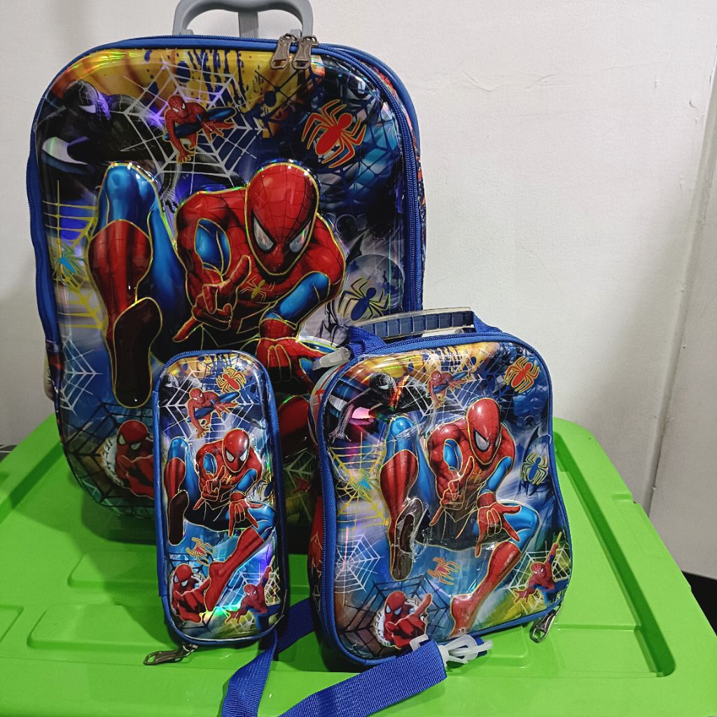 Tas anak sekolah SD second motif Spiderman bekas