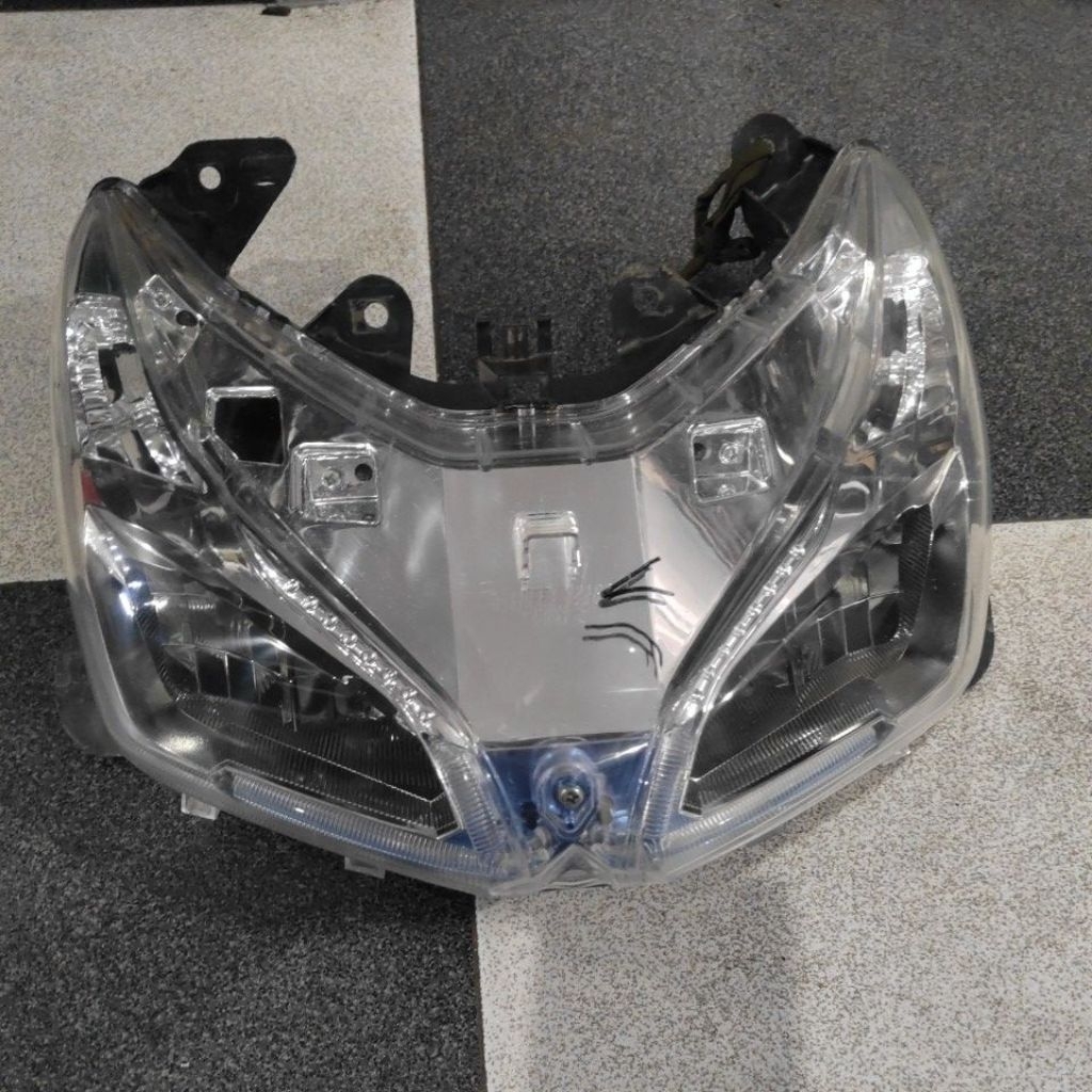 reflektor lampu depan vario agnes 110 led fi esp soket 7 ori