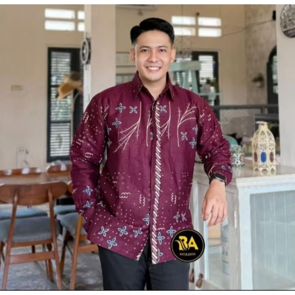 kemeja batik pria lengan panjang kemeja batik murah kemeja batik seragam kemeja batik grosir .