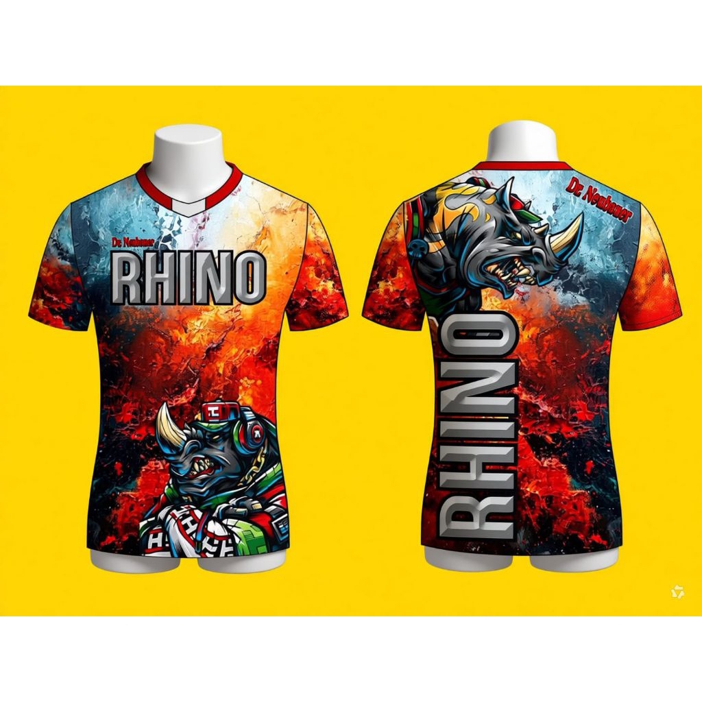 KAOS JERSEY PINGPONG DR.NEUBAUER RHINO