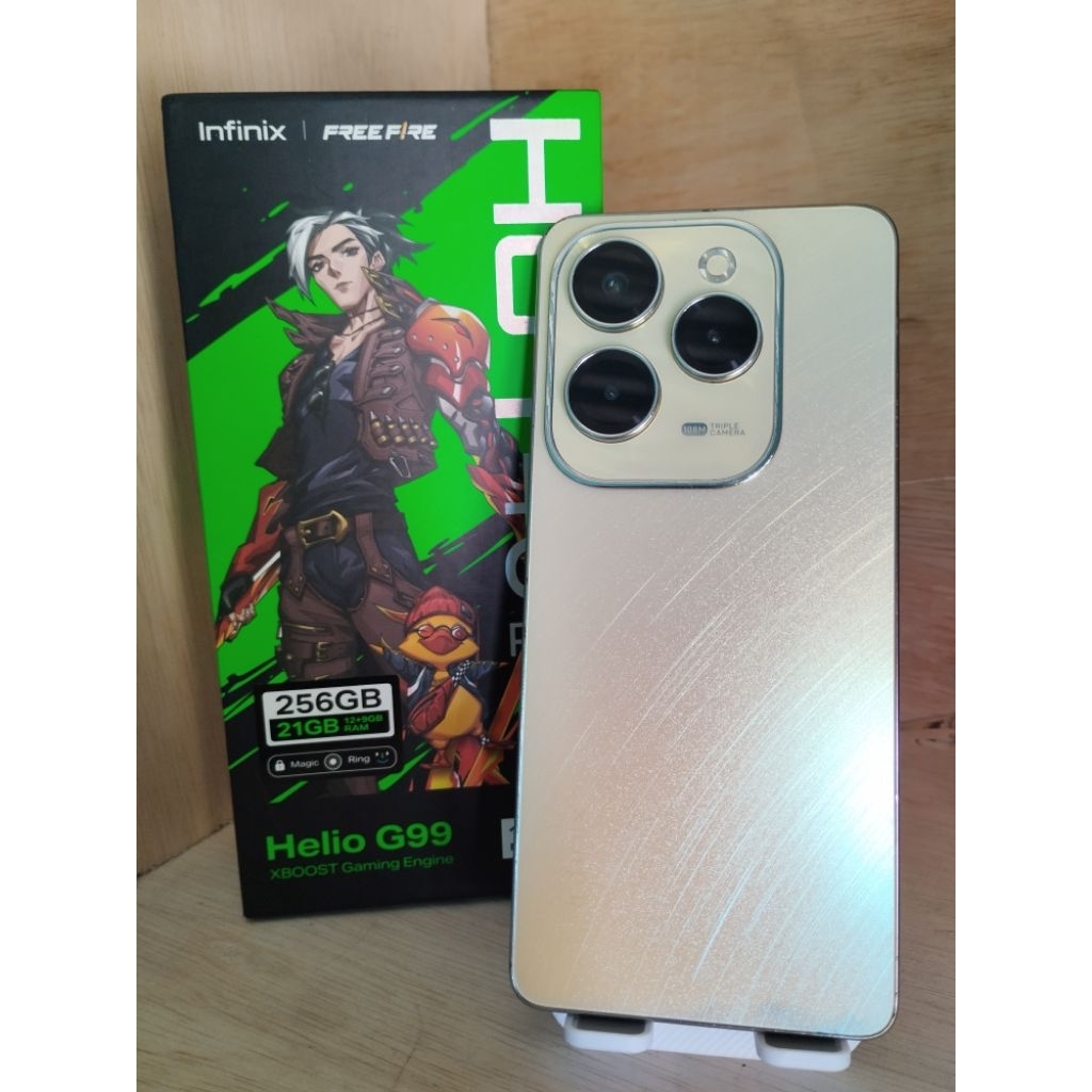 Infinix Hot 40 Pro 4G Horizon Gold 12/256 | NFC | Unit + Dus | Imei 351024689841000 (457301KTR01APR2