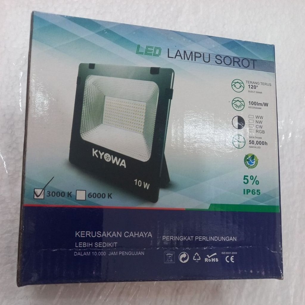 KYOWA LAMPU SOROT KYOWA 10W   KUNING LAMPU LED SOROT