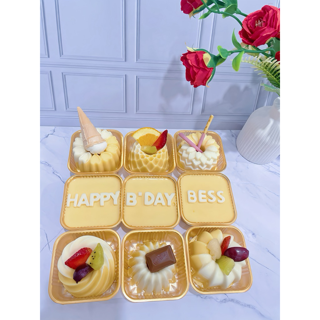 Petite Signature Pudding 9 Cup | Dessert Box Aesthetic | Hampers Pudding Mini