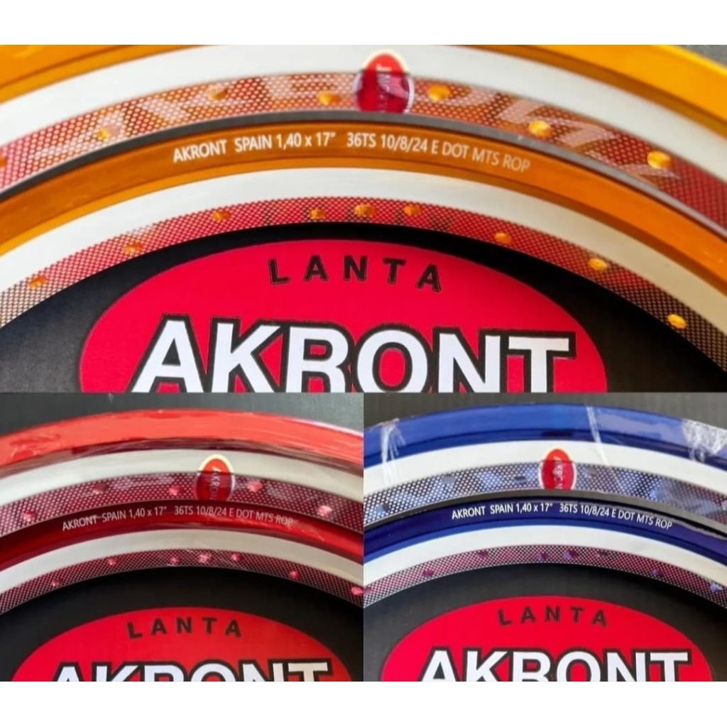 velg akront morad spain lips bintik 140 rata Ring 17