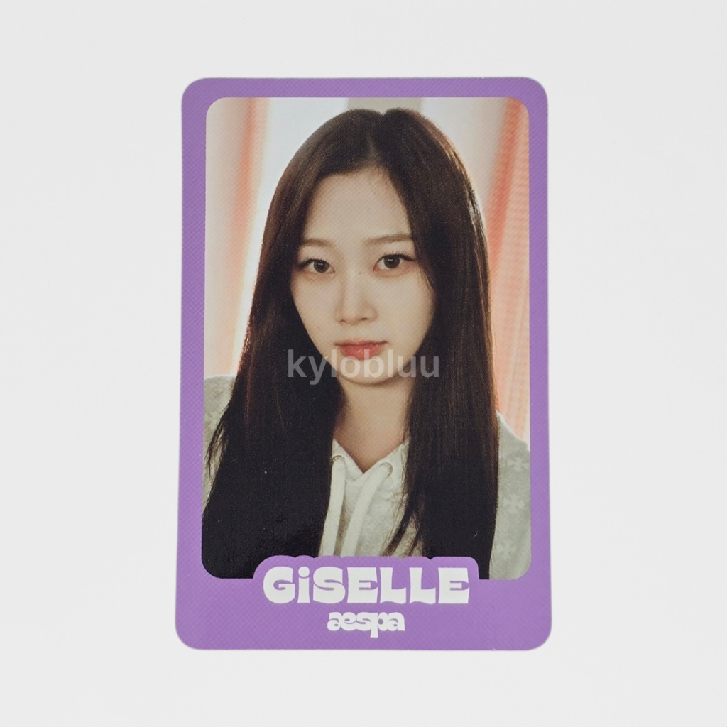 [READY] PHOTOCARD PC OFFICIAL AESPA GISELLE TC TRADING CARD CONCEPT KONSEP COME TO MY ILLUSION CTMI 