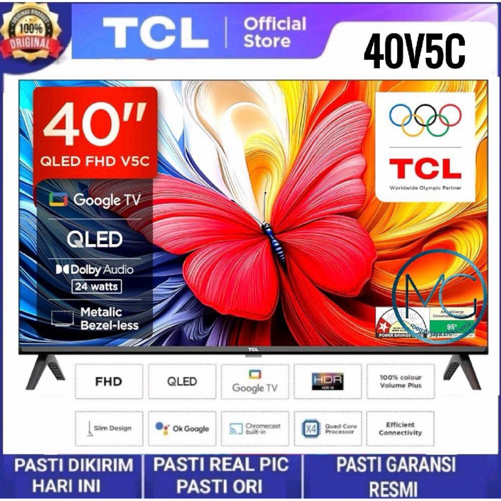 LED TV TCL 43V51C/V5C /TCL 40V5C  SMART GOOGL DIGITAL TV FULL HD