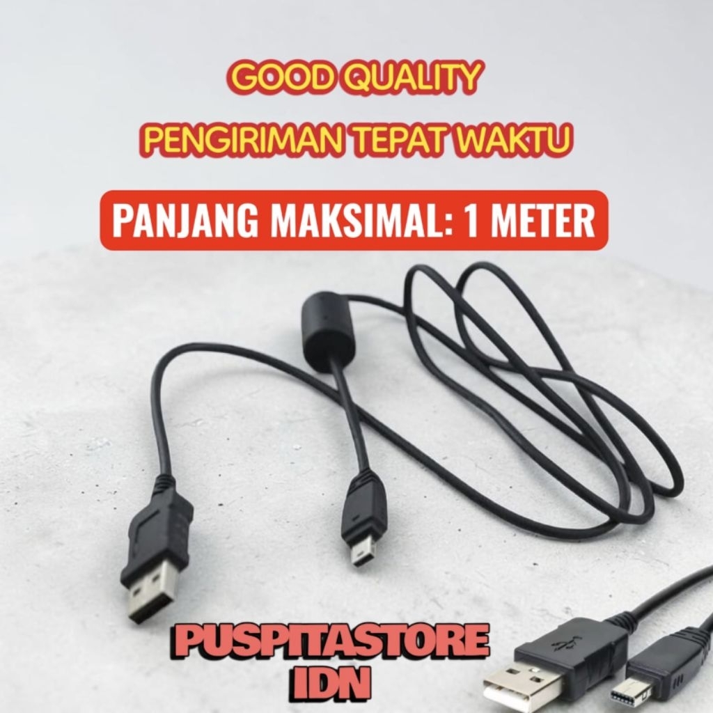 Kabel USB Charger for Casio Exilim EX TR100 TR150 TR200 S10 S12 F10 F1 FC100 H10 - EX-TR100 EX-TR150