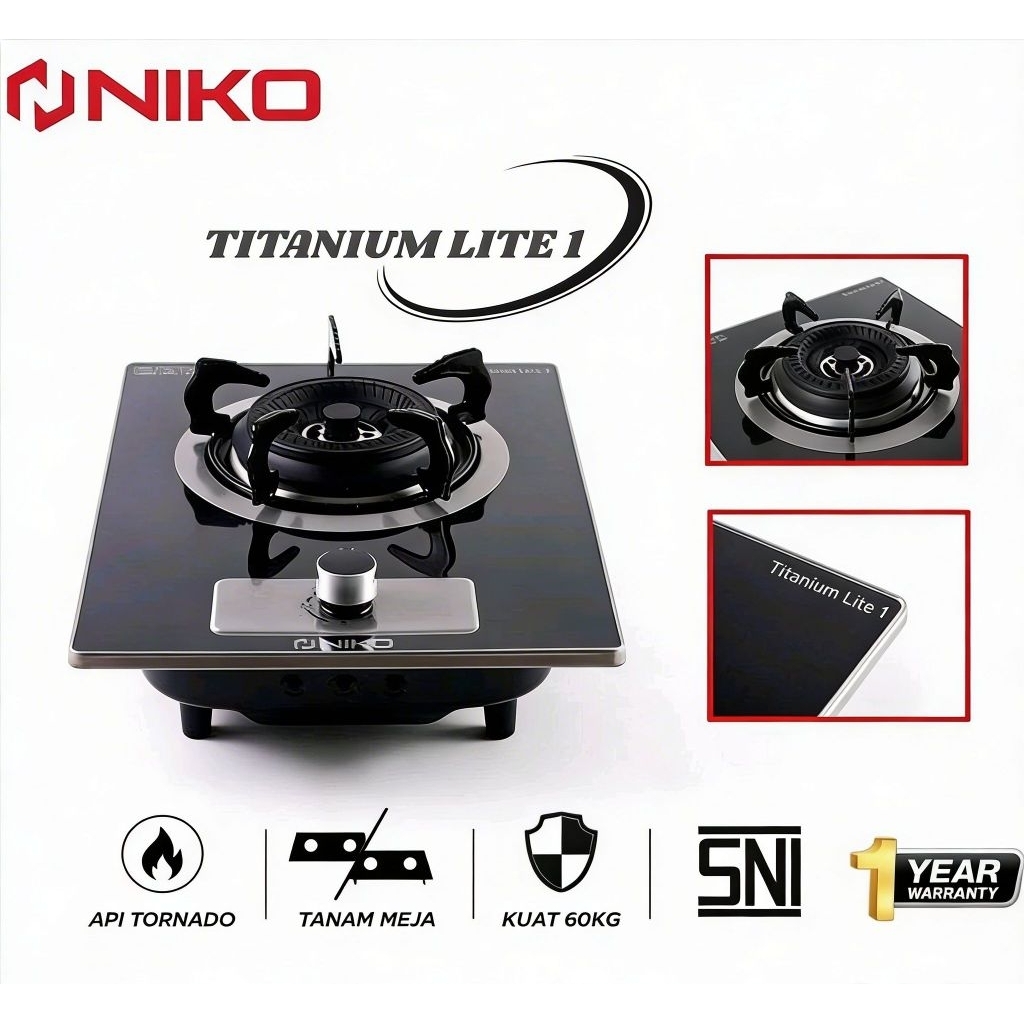 Niko Kompor Tanam 1 Tungku Titanium Lite 1