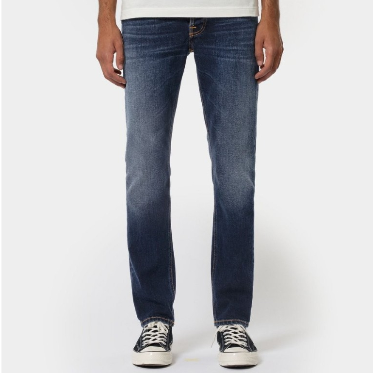 Grim Tim Ink Navy - Nudie Jeans Original