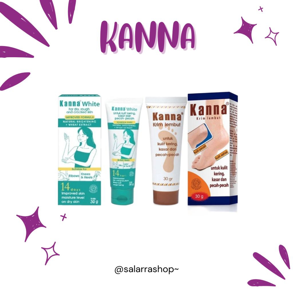 KANNA Krim Kaki | Kanna Krim Lembut | Kanna White 30gr
