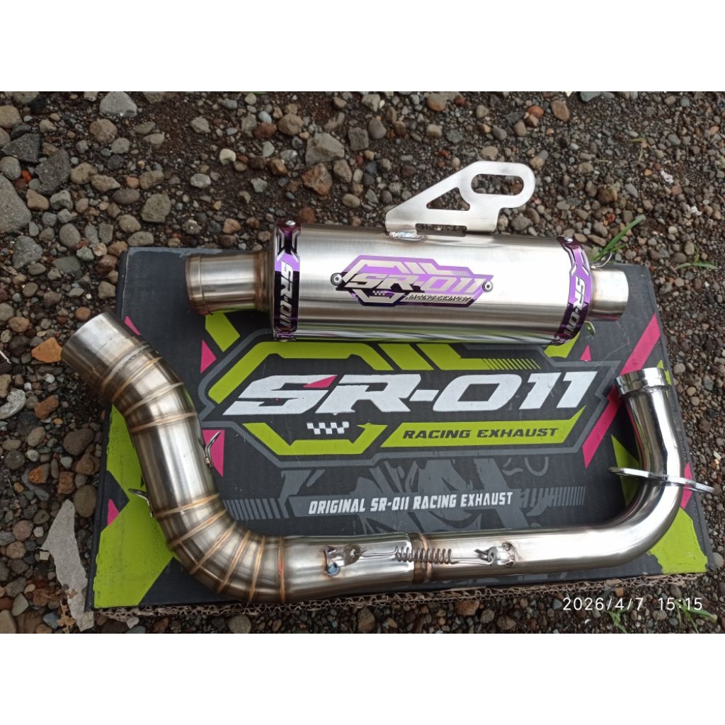 knalpot MIO BORE UP 130CC TYPE SR-011 BUAT MIO SPORTY MIO SMILE