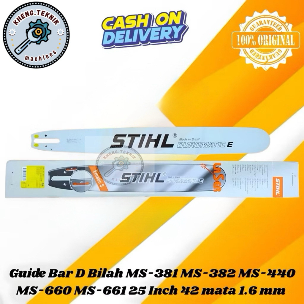 MURAH GUIDE BAR CHAINSAW 25 INCH MS 382 STIHL ORIGINAL