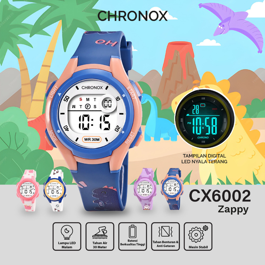 CX6002 - Jam Tangan Anak Digital CHRONOX