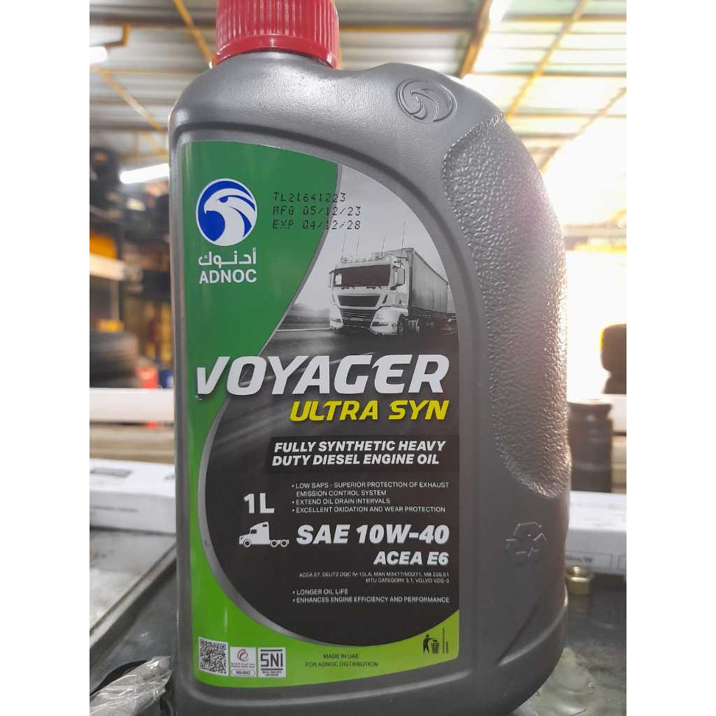 OLI MESIN ADNOC VOYAGER ULTRA SYN 10W-40 DIESEL