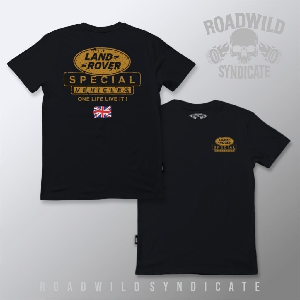 KAOS DISTRO LAND ROVER PREMIUM UNISEX PRIA DAN WANITA RDWL 17