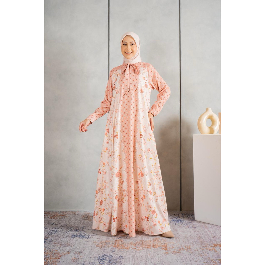 Gamis Terbaru Kirana  Dress by Shalu Nisabila Busui Cantik Simpel