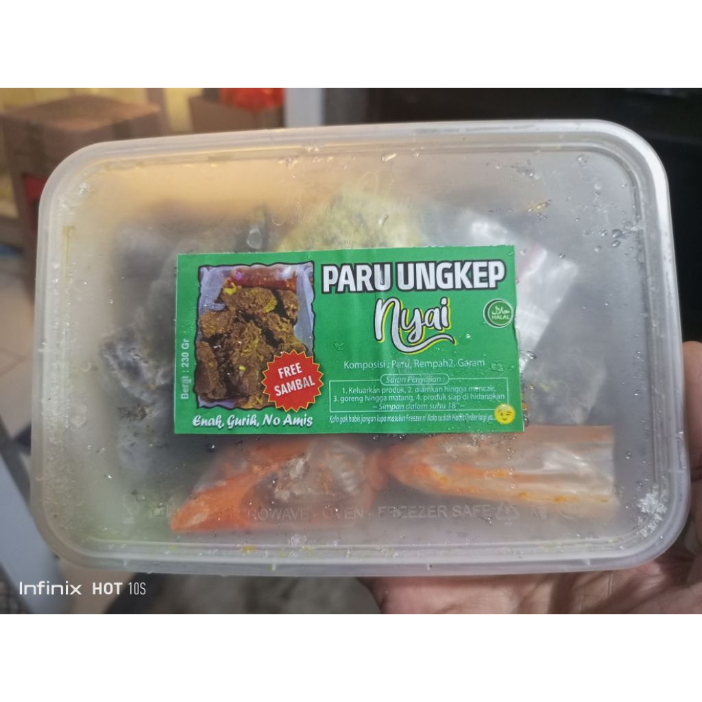Paru Ungkep Nyai 250 gram
