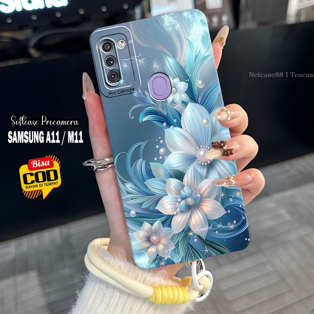 Cassing Hp Samsung A11 - Samsung M11 Terbaru - Softcase Procamera - Silikon Tpu Lentur - Fashion Cas