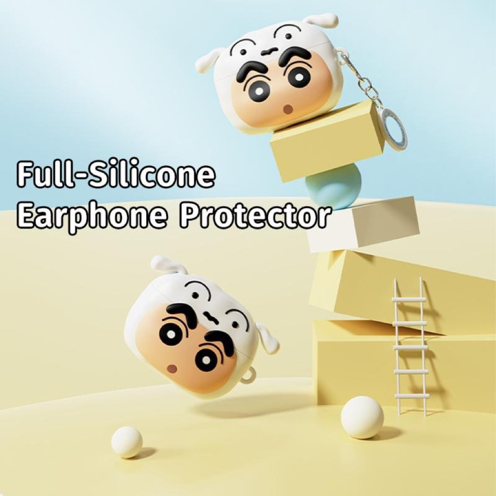 airpods pro silicone case SHINCHAN shiro white Ohsome Ori Apple