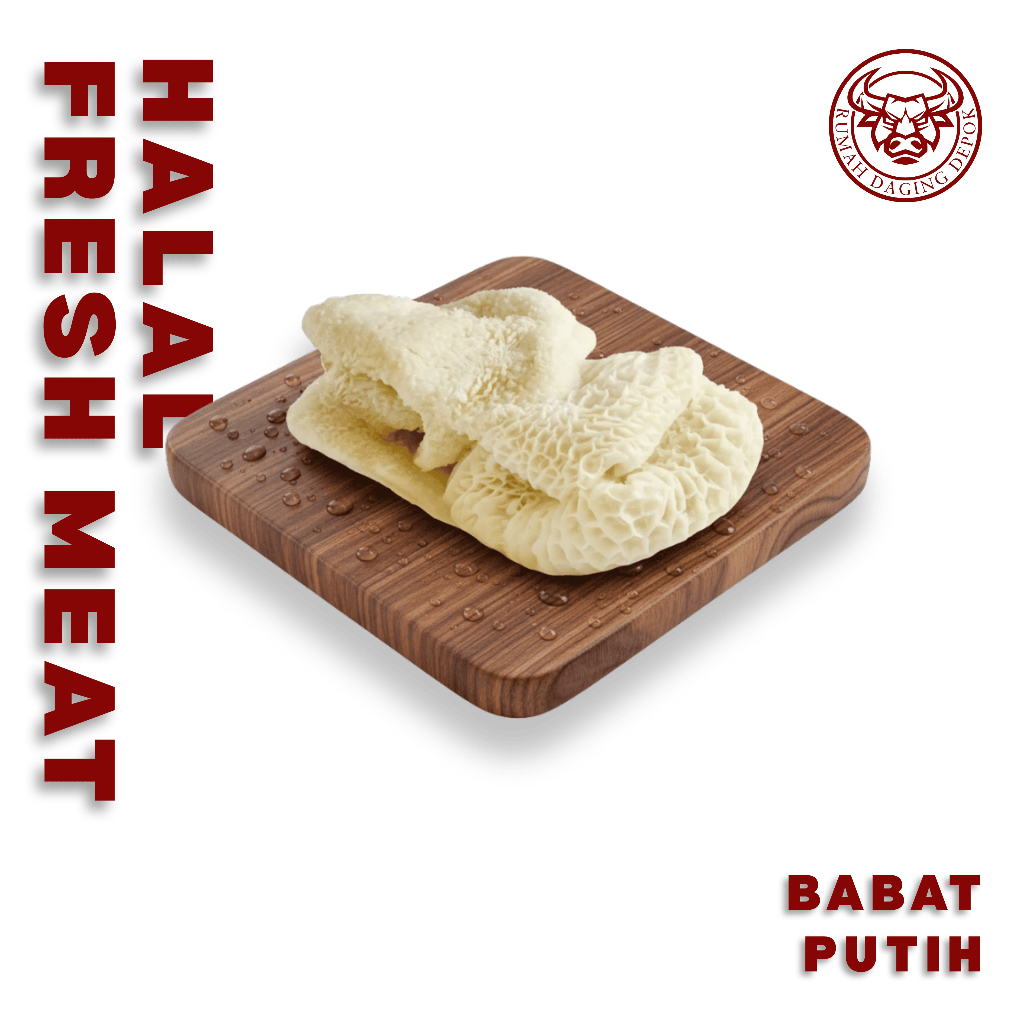 [Rumah Daging Depok] Babat Putih Sapi | 500g/1000g
