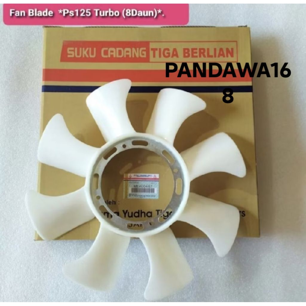 kipas radiator ps125t canter fan Blade ps125 l300 diesel L038 turbo 8daun me400487 ori