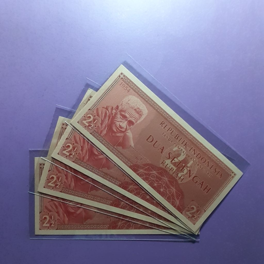 Uang 2 setengah suku bangsa 1954