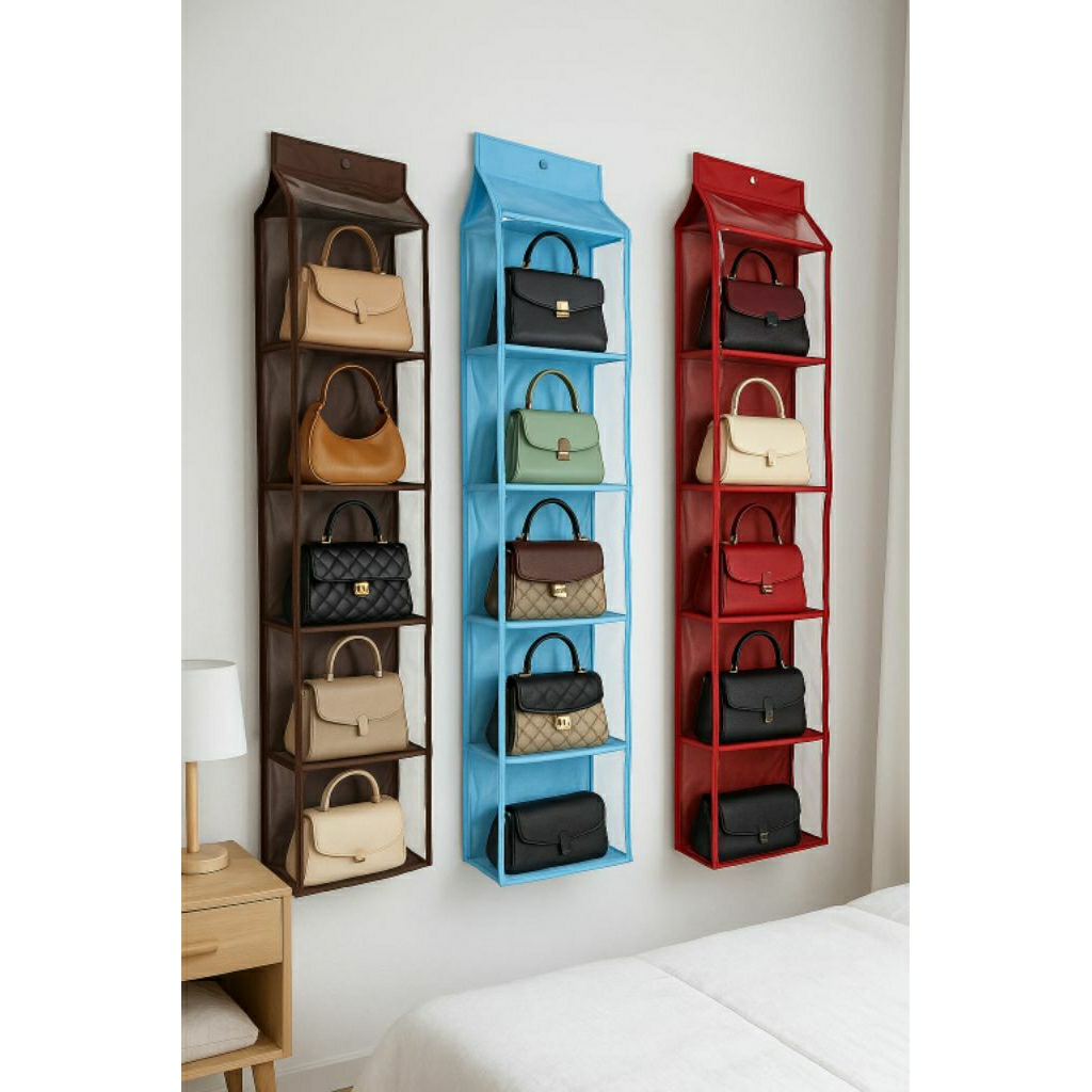 Rak Tas Premium Tebal/Rak Gantung Tas Premium Jumbo/Rak Tas Polos Tebal