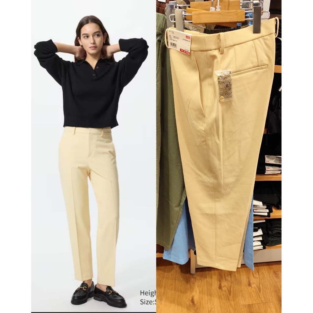 Celana Ankle Rapi Wanita Uniqlo