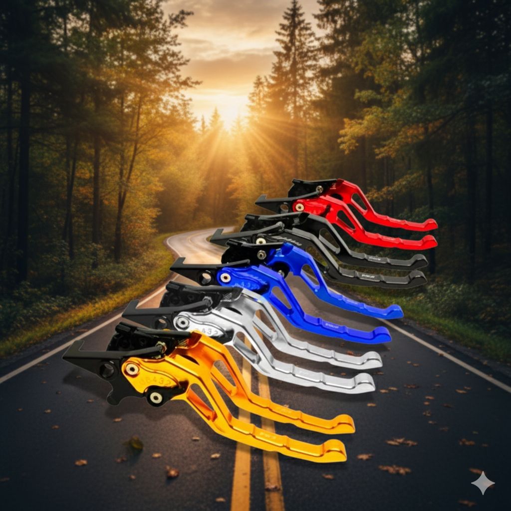 Handle rem brake variasi two tone aksesoris motor mio/mio soul/beat/beat street/vario/vario 125/150