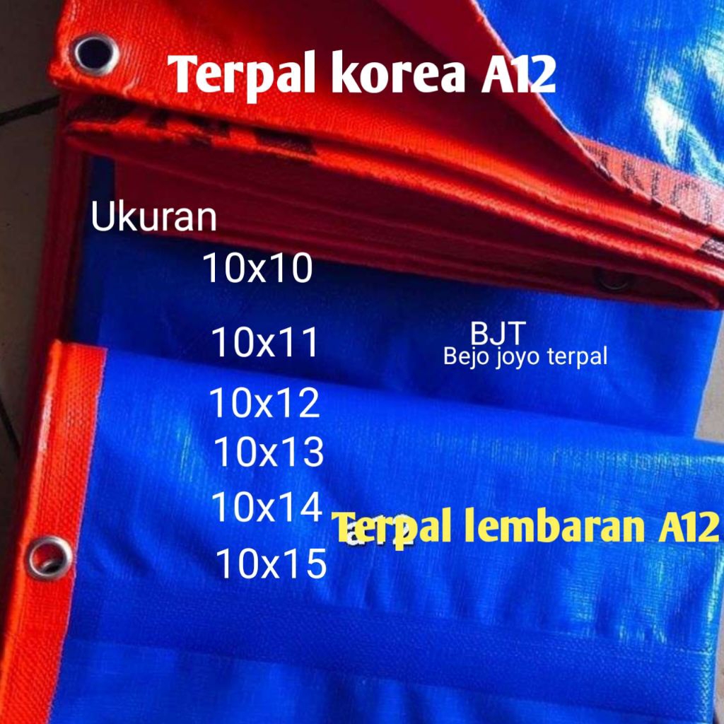 Terpal Korea A12 jumbo tahan cuaca panas & hujan