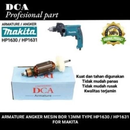 DCA armature angker mesin bor 13mm type HP1630 / HP1631 for makita ( original part dca )