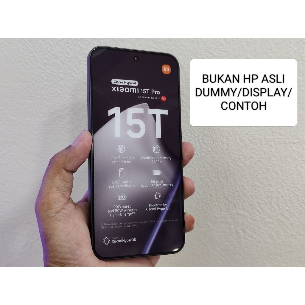 DUMMY XIAOMI 15T PRO ORI MULUS/BUKAN HP ASLI/DISPLAY/CONTOH /PAJANGAN