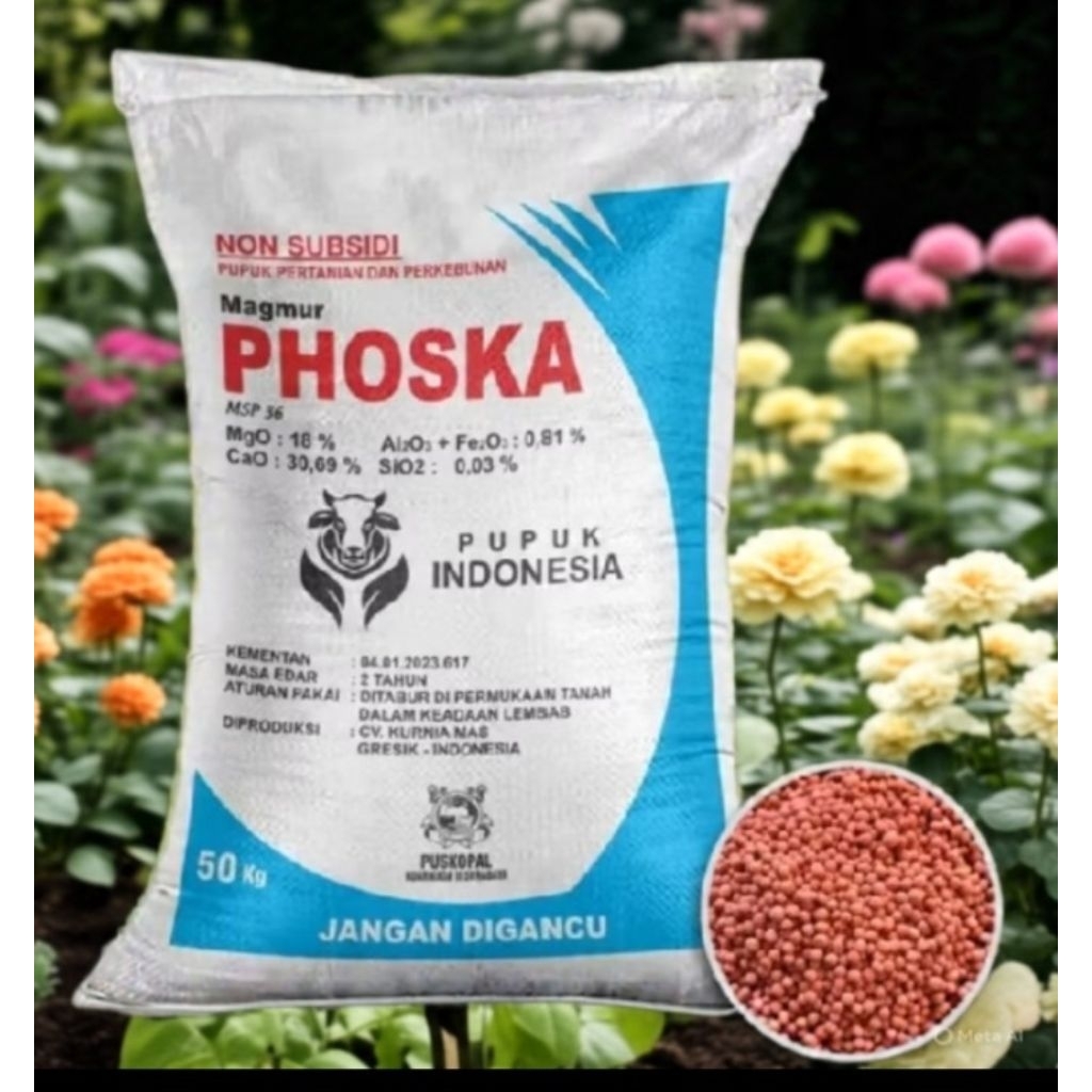 Pupuk PHOSKA non subsidi kemasan Repack 1kg